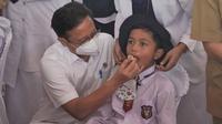 Menteri Kesehatan RI Budi Gunadi Sadikin saat menghadiri kegiatan Pencanangan Sub Pekan Imunisasi Nasional (Sub PIN) Polio Aceh di Anjong Mon Mata, Komplek Pendopo Gubernur Aceh, Banda Aceh pada Senin, 5 Desember 2022. (Dok Kementerian Kesehatan RI)