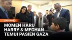 Pangeran Harry dan Meghan Markle mengunjungi pasien evakuasi medis dari Gaza di sebuah rumah sakit di Amman, Yordania. Kunjungan bersama WHO ini juga membahas dukungan kesehatan mental bagi korban konflik dan pengungsian.