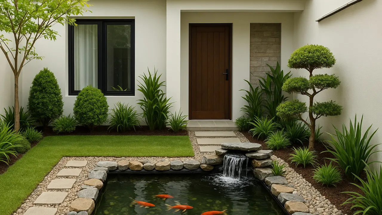 8 Desain Taman Minimalis Depan Rumah, Sederhana tapi Bikin Teduh Hunian ...