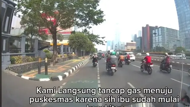 Aksi Pria Hentikan Ambulans di Tengah Jalan Demi Istri yang Mau Melahirkan Ini Viral