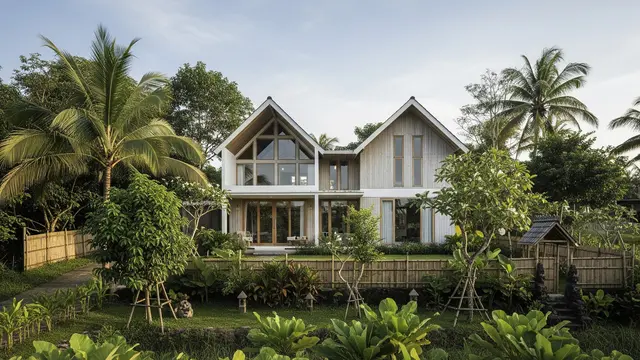 Rumah Ala Pedesaan yang Bikin Pikiran Lebih Tenang. Foto AI Generated