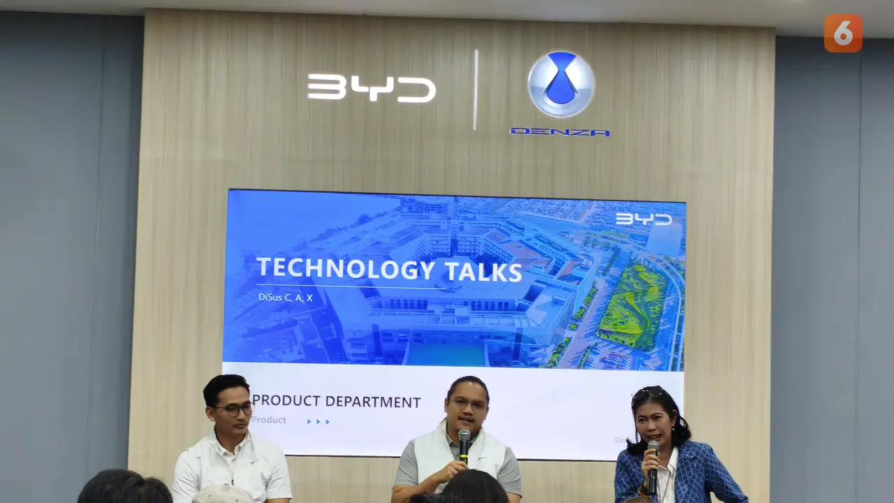 Tech Auto Talks bersama DENZA di Media Room BYD (Liputan6.com/Muhamad Ridwan)