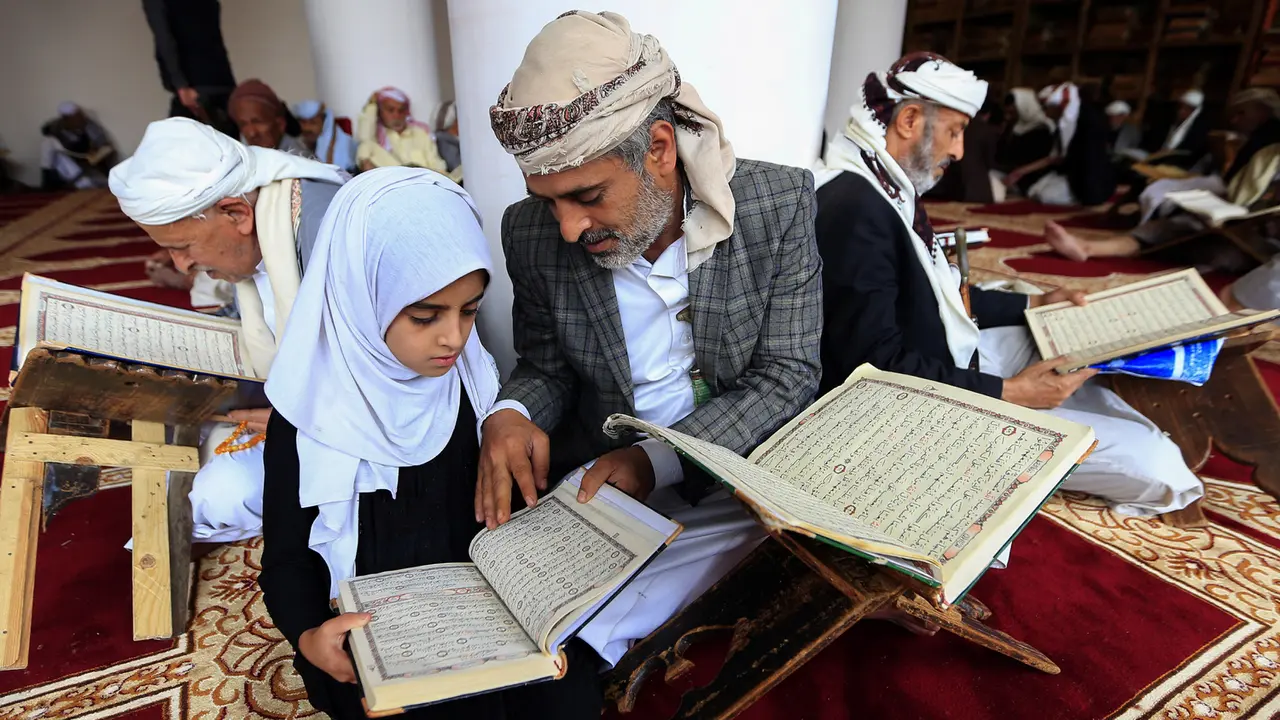 Semarak Ramadan di Masjid Agung Sanaa