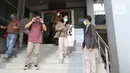 Pemimpin Redaksi Liputan6.com, Irna Gustiawati usai melaporkan serangan doxing terhadap jurnalisnya ke Polda Metro Jaya, Senin (21/09/2020). Serangan doxing atau pelacakan dan pembongkaran informasi pribadi bertujuan negatif dilancarkan terkait karya jurnalistik korban (Liputan6.com/Herman Zakharia)