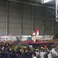 Menteri Pertahanan Prabowo Subianto saat menghadiri acara 'The 1st DEFEND ID’s Day' di Hanggar PT Dirgantara Indonesia (PTDI) Bandung, Jawa Barat, Kamis (15/6/2023). (Foto: Genantan Saputra/Merdeka.com).