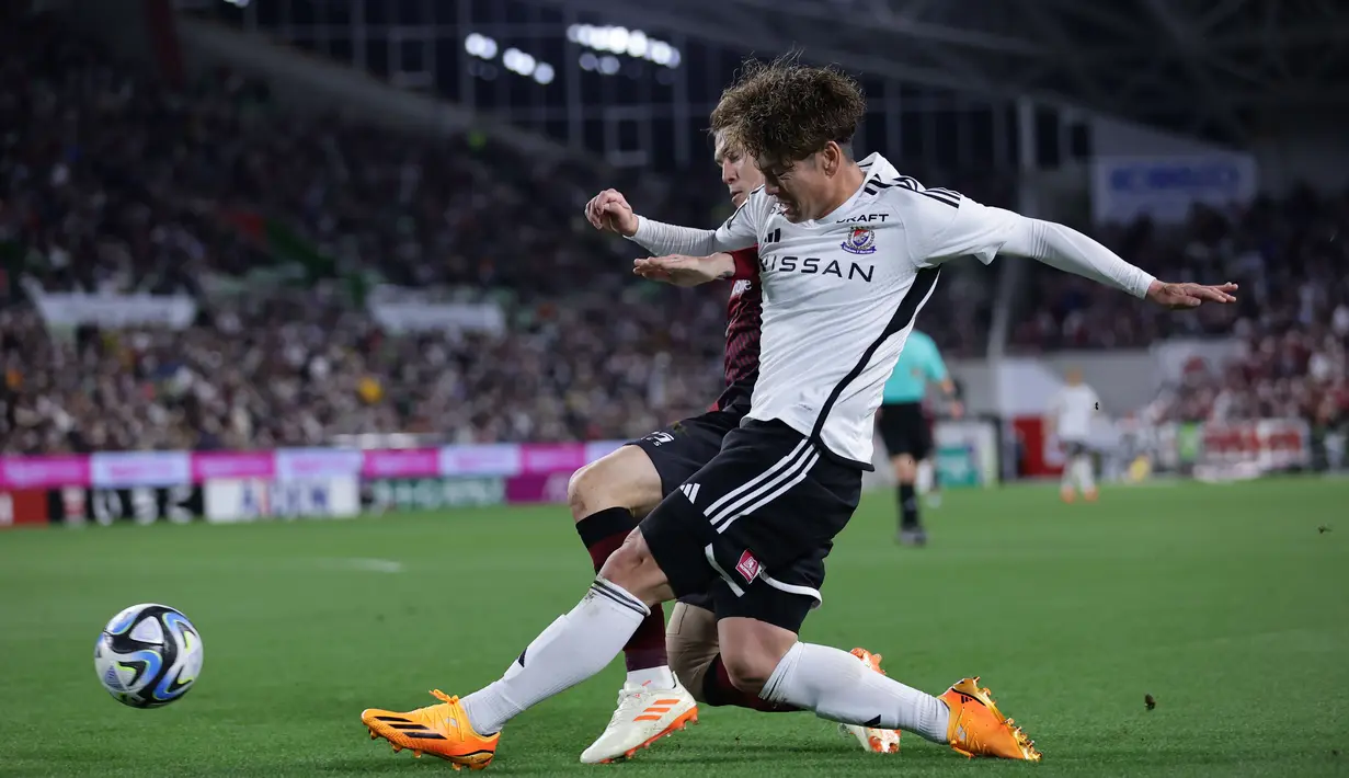 Dalam lima laga terakhir di J1 League, Marinos meraih dua kemenangan, sekali imbang, dua kali kalah, performa naik turun yang tak hanya ditunjukkan Marinos, tetapi juga Vissel Kobe.Vissel menang dua kali, dua kali imbang, dan sekali kalah dalam lima laga terakhir mereka di J1 League. (Dok. JLeague)