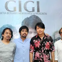 Sembilan album religi telah dirilis oleh band Gigi. Setelah tahun lalu vakum merilis album religi, grup yang digawangi Armand, Dewa, Thomas, dan Gusti itu merilis album berjudul Setia Bersama Menyayangi dan Mencintai. (Nurwahyunan/Bintang.com)