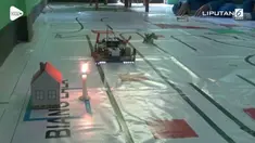 Sebuah robot buatan siswa Nganjuk menjadi juara tingkat nasional.