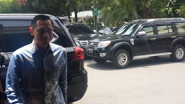 AHY menemui Wiranto di Kemenko Polhukam