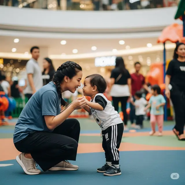 Inspirasi Outfit Anak dan Ibu Terbaru 2025. Foto: Gemini