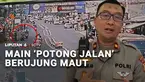 Melaju memotong jalan untuk putar balik tanpa melihat kendaraan di sekitarnya, seorang pemotor menjadi penyebab kecelakaan tragis di Ciputat, Tangerang Selatan. Seorang pengendara tewas tertabrak.