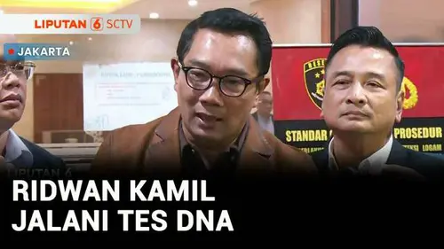 VIDEO: Jalani Tes DNA soal Terkait Tuduhan Lisa Mariana, Ridwan Kamil: Semoga Jadi Jawaban