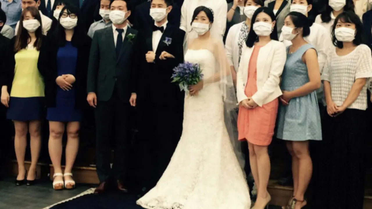 Cegah MERS, Tamu Pesta Pernikahan Pesta Ini Pakai Masker