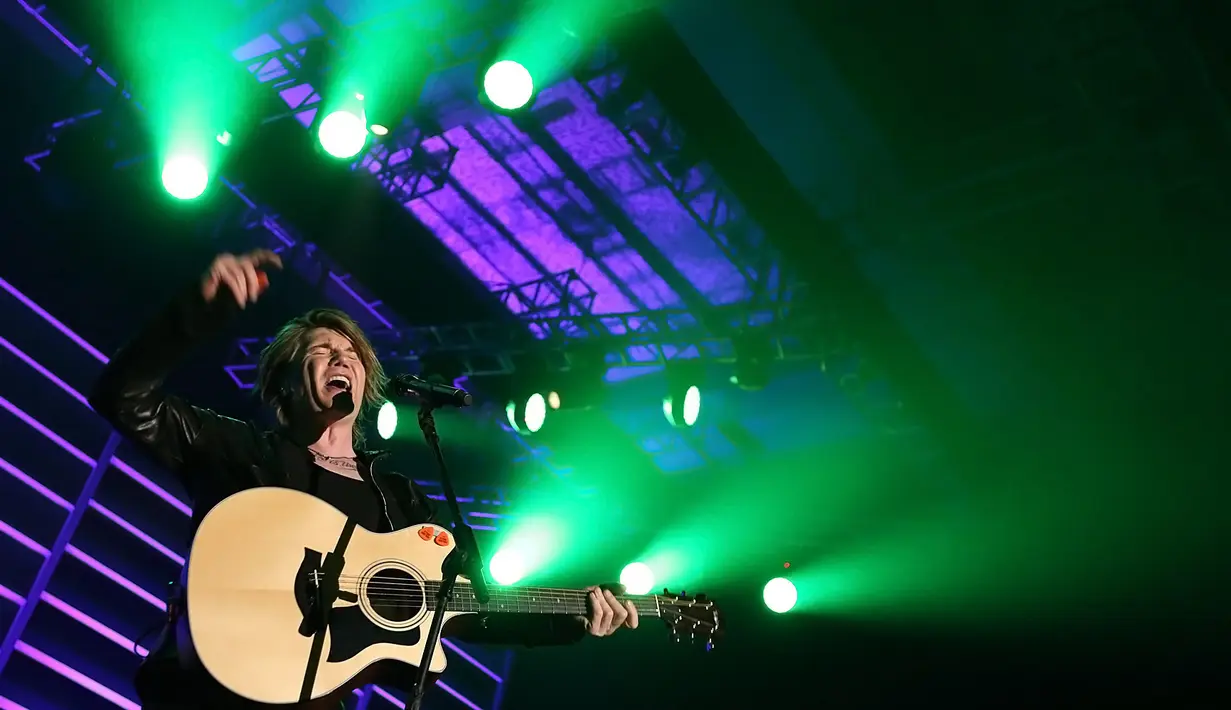 Band yang digawangi oleh John Rzeznik ini pun langsung tampil memukau dari awal penamplannya. (Bambang E. Ros/Bintang.com)