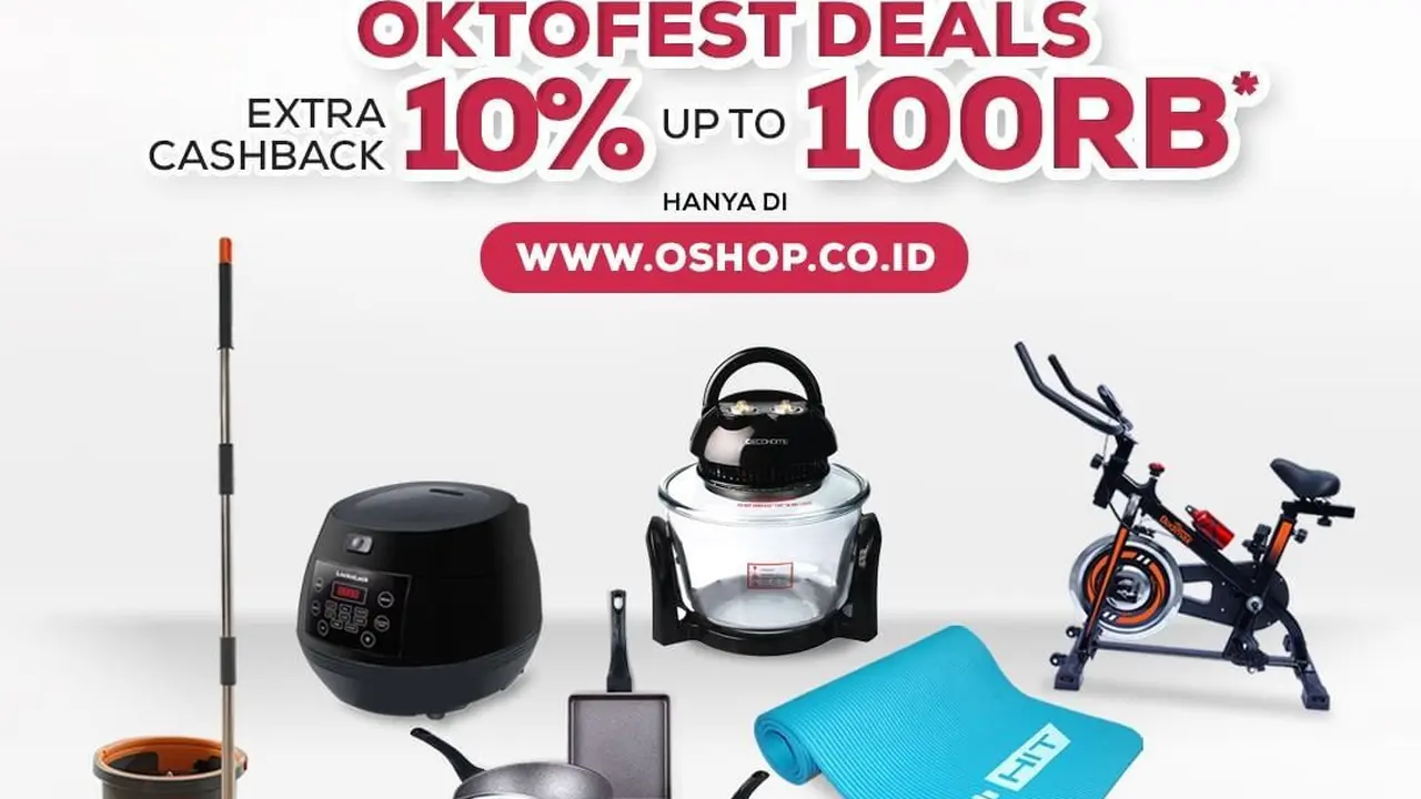 Pekan Promo Oshop kembali hadir pada tanggal 10-17 Oktober 2021.