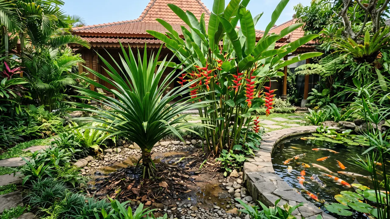 Tanaman yang Cocok untuk Rain Garden Tropis