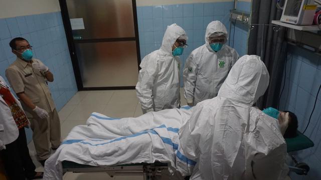 Simulasi Penanganan Pasien Virus Corona