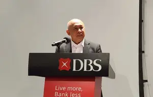 Menteri Koperasi dan UKM (MenKopUKM) Teten Masduki pada acara DBS New Economy Connect: Navigating Early-Stage Ventures in Asia di Singapura, Jumat (17/5/2024). (Dok KemenkopUKM)