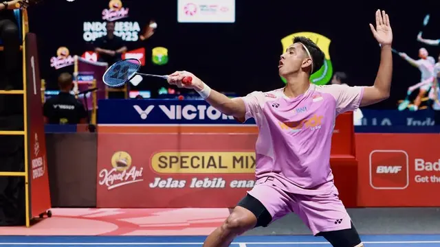 Alwi Farhan - Indonesia Open 2025 - Bulu Tangkis