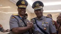 Kombes Pol Yusri Yunus resmi menjabat Kabid Humas Polda Metro Jaya mengantikan posisi Brigjen Pol Argo Yuwono, Kamis (21/11/2019). (Liputan6.com/ Ady Anugrahadi)