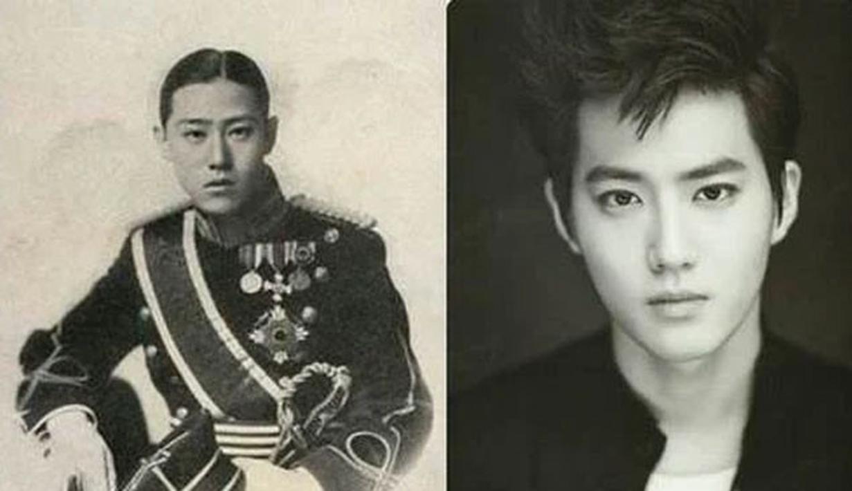 Suho mempunyai wajah yang mirip dengan Kolonel Yi U. Yi U sendiri adalah seorang letnan kolonel di Angkatan Darat Kekaisaran Jepang selama Perang Dunia Kedua. (Foto: koreaboo.com)