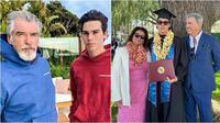 Momen wisuda putra bungsu Pierce Brosnan (Sumber: Instagram/piercebrosnanofficial)
