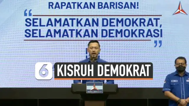 Ketua Umum Partai Demokrat Agus Harimurti Yudhoyono gelar konferensi pers Jumat (5/3) sore. Ia merespon kongres luar biasa di Deli Serdang yang disebutnya ilegal.