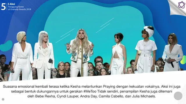 [Bintang] 5 Aksi Panggung Keren di Grammy Awards 2018
