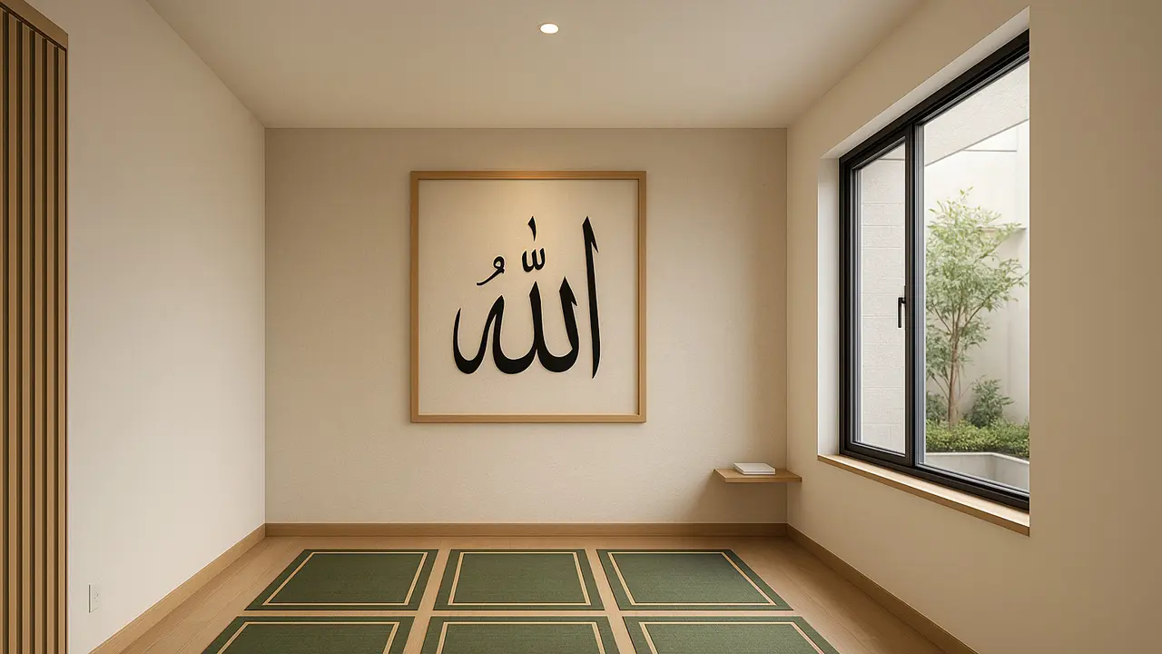 Inspirasi Mushola Kecil dalam Rumah/via AI