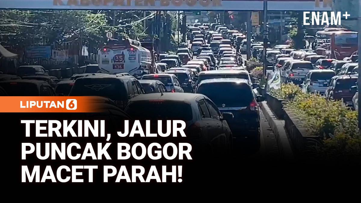 Puncak Diserbu Wisatawan, Antrean Kendaraan Mengular 6 KM