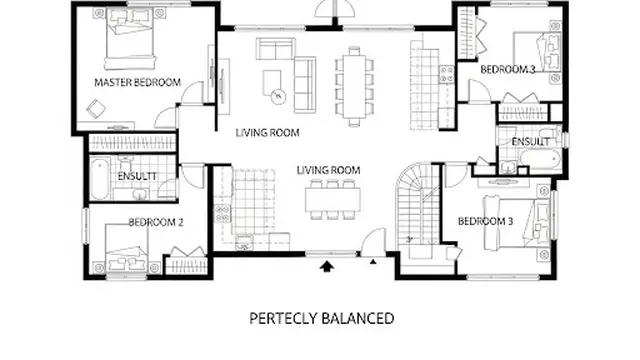 Layout Simetris