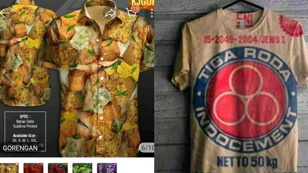 6 Motif Baju Ini Nyeleneh Banget, Bikin Geleng Kepala