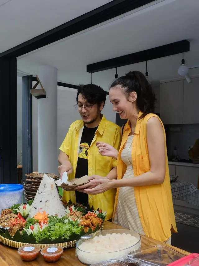 Perayaan ultah pertama Nadi Djiwa Anggara, anak Nadine Chandrawinata dan Dimas Anggara (Foto Instagram nadinelist)