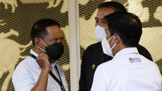 FOTO: Menpora Zainudin Amali Cek Kesiapan Laga Uji Coba Timnas Indonesia