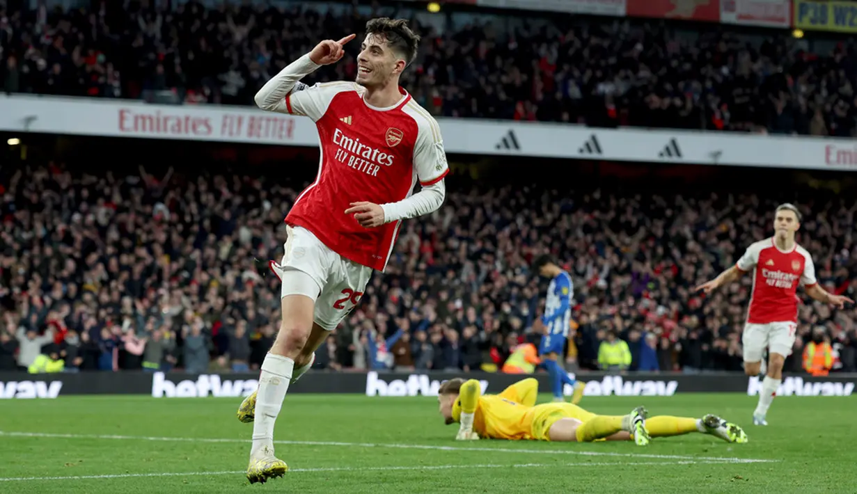 Meski sukses menetralisir Brighton yang gagal melepas tembakan, Arsenal urung mencetak gol di babak pertama. (AP Photo/Ian Walton)