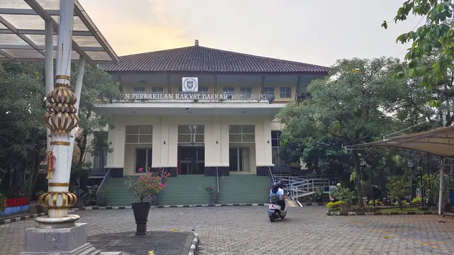Gedung DPRD Kota Depok yang berada di kawasan perkantoran GDC, Kecamatan Sukmajaya, Kota Depok.