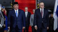 Pertemuan dengan Perdana Menteri Australia Anthony Albanese dan Presiden Republik Indonesia Prabowo Subianto akan membahas sejumlah kerja sama strategis. (YASUYOSHI CHIBA/AFP)