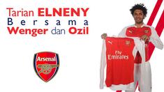 Video tarian meme lucu Mohamed Elneny gelandang bertahan baru Arsenal bersama Arsene Wenger, Mesut Ozil, Alexis Sanchez dan Santi Cazorla. Arsenal berhasil mendatangkan Elneny dari FC Basel pada 14 Januari 2016.