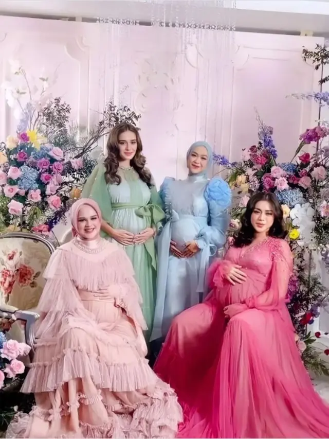 6 Potret Maternity Shoot Ria Ricis, Cut Meyriska, Jessica Iskandar, Yasmine Wildblood