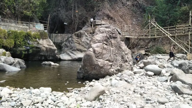 Curug Green Canyon Bogor Kering