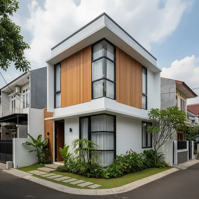 9 Desain Rumah Hook di Lahan Sempit, Maksimalkan Potensi Ruang dan Estetika