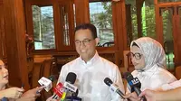 Anies Baswedan jelang debat capres, Minggu (7/1/2024). (Liputan6.com/Ady Anugrahadi)