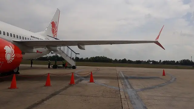 Boeing 737 MAX 8 milik Lion Air (foto: Camelia)