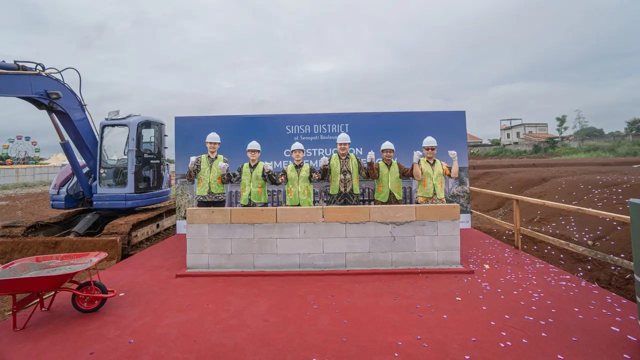 Vasanta Group dan Lotte Land Indonesia akan memulai konstruksi area komersial premium di Sinsa District di wilayah EcoTown, Depok. (Dok Vasanta)