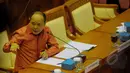Pemilik apartemen, Supriansyah saat rapat dengar pendapat dengan Komisi III, Jakarta, Senin (16/02/2015). RDP terkait pernyataan Plt Sekjen PDIP Hasto Kristiyanto  menyebut ada pertemuan dengan Abraham Samad. (Liputan6.com/Andrian M Tunay)