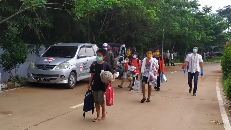 11 ODP di Kota Tangsel diperbolehkan pulang setelah menjalani masa karantina di Rumah Lawan Covid-19