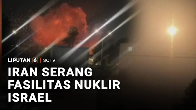 Serangan Iran ke Israel menyasar fasilitas nuklir, hingga mengakibatkan puluhan orang terluka.