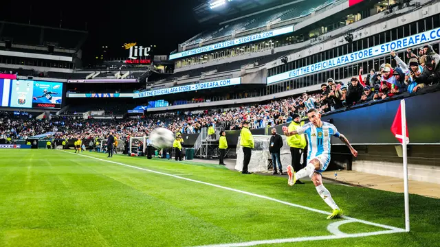 Foto: Tanpa Lionel Messi, Argentina Menang Mudah atas El Savador di Laga FIFA Matchday