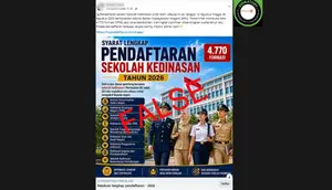 Cek Fakta: Tidak Benar Link Pendaftaran Sekolah Kedinasan 2026