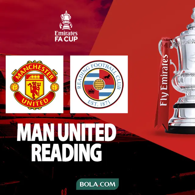 Piala FA - Man United Vs Reading